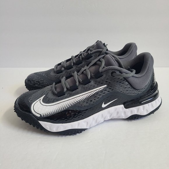 NEW Nike Alpha Huarache Elite 4 Turf Baseball Shoes DJ6523-011 Size 9 Black